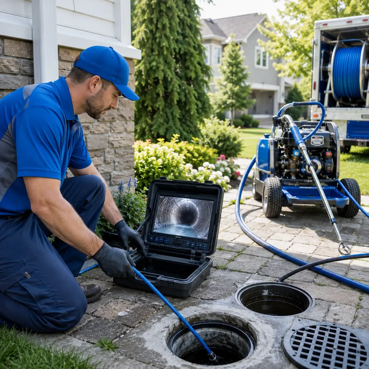 Outdoor drain cleaning professionals serving Victor, CA